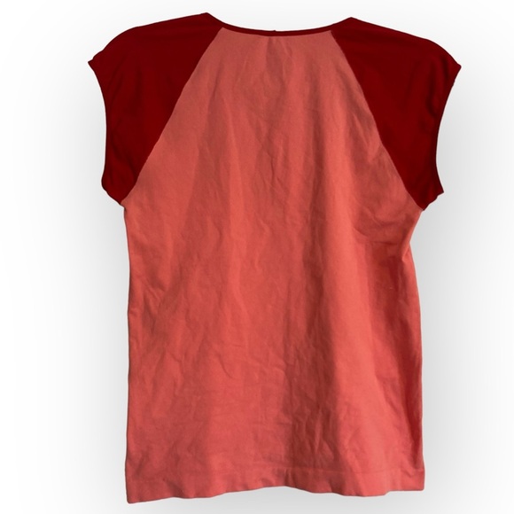 Women's Patagonia Red Pink Nylon Outdoor Activity Floral Graphic Top Size Medium - Picture 7 of 15